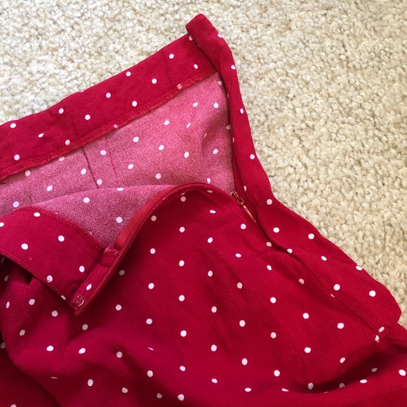 Red Polka Dot Shorts - Picture 3 of 4